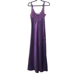 Vintage Victorias Secret Purple Long Nightgown
